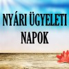 Nyári ügyeleti napok
